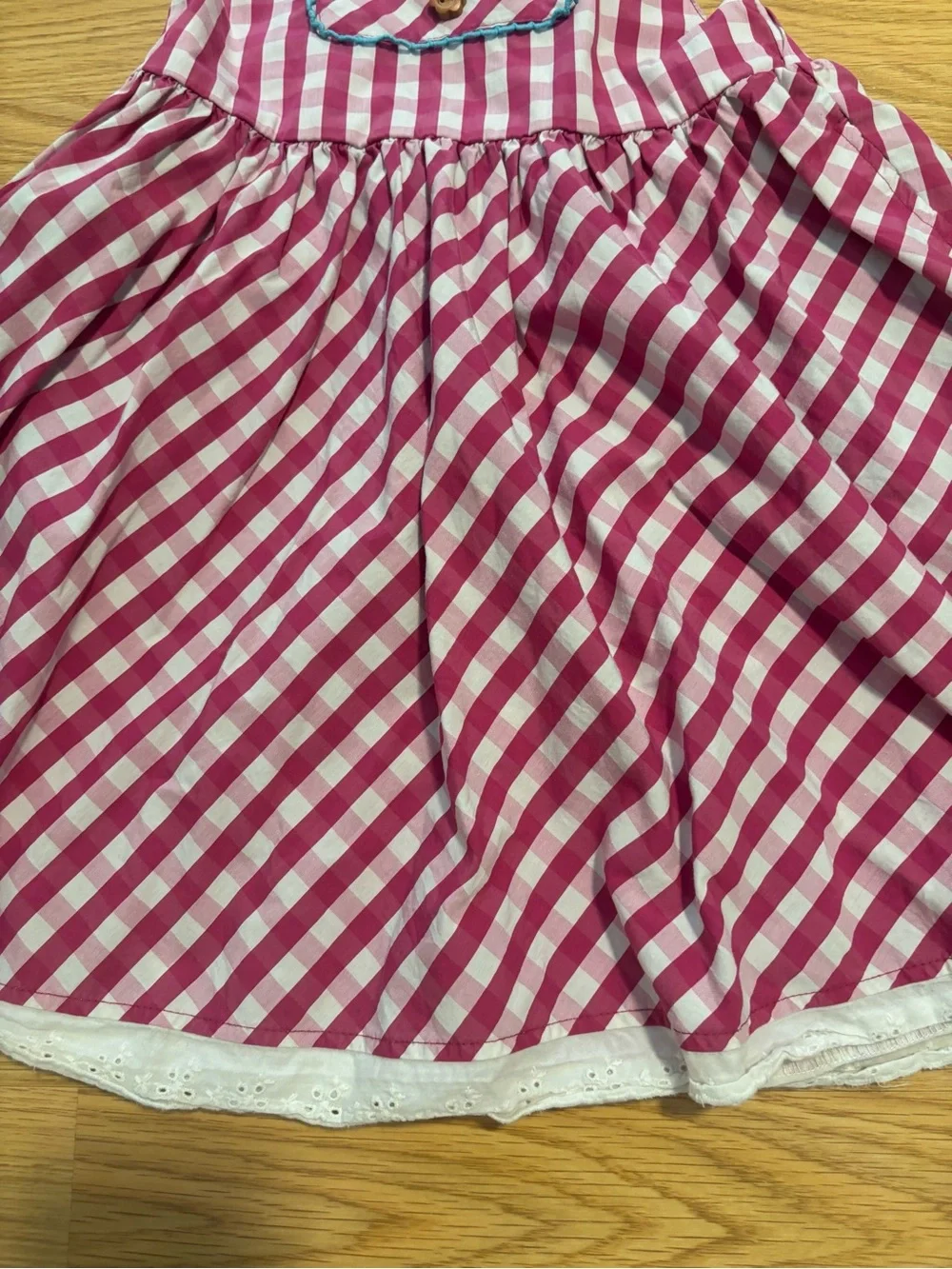 “Wildflower” pinafore dress with matching shirt size 6 in great condition